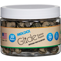 Glide&reg; Camo Foam Earplugs, Bulk - Canister NRZ Safety Inc.