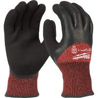 Winter Cut-Resistant Gloves, Size X-Large, 15 Gauge, Rubber Latex Coated, ANSI/ISEA 105 Level 3 NRZ Safety Inc.