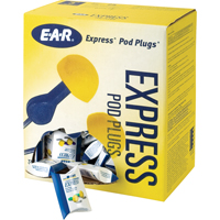 E-A-R Express Pod Plugs Earplugs, Uncorded, Bulk - Pillow Pack, 25 dB NRR, One-Size NRZ Safety Inc.