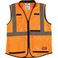 Veste de s&eacute;curit&eacute; haute performance, Orange haute visibilit&eacute;, 4T-Grand/5T-Grand NRZ Safety Inc.