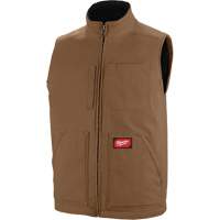 Heavy-Duty Sherpa-Lined Vest, Men's, Small, Brown NRZ Safety Inc.