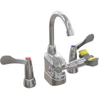 Swing-Activated Faucet/Eyewash with Wristblade Faucet Valves, Sink Mount Installation NRZ Safety Inc.