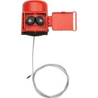 Verrou de soupape sans poign&eacute;e avec c&acirc;ble, Type Sph&eacute;rique/Vanne NRZ Safety Inc.