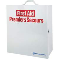 Armoire pour premiers soins SmartCompliance, R&eacute;pond &agrave; la norme CSA Z1220-17 type 3 environnements &agrave; haut risque, Petit (2-25 travailleurs) NRZ Safety Inc.