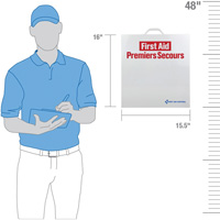 Armoire pour premiers soins SmartCompliance, R&eacute;pond &agrave; la norme CSA Z1220-17 type 3 environnements &agrave; haut risque, Petit (2-25 travailleurs) NRZ Safety Inc.