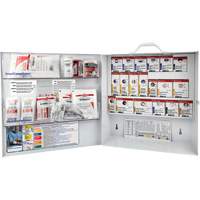 Armoire pour premiers soins SmartCompliance, R&eacute;pond &agrave; la norme CSA Z1220-17 type 2 environnements &agrave; faible risque, Moyen (26-50 travailleurs) NRZ Safety Inc.