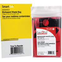 SmartCompliance&reg; Refill Waste Bags, Bio-Hazard, 24" L x 24" W NRZ Safety Inc.