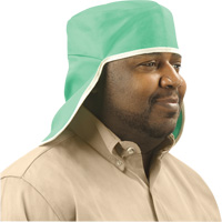 Weldlite Welding Cap With Neck Drape, One Size, Green NRZ Safety Inc.