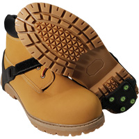 Icetred Heel Traction Device, Rubber/Tungsten Carbide, Stud Traction, One Size NRZ Safety Inc.