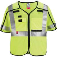 Gilet de s&eacute;curit&eacute; &agrave; maille d&eacute;tachable, Noir/Jaune lime haute visibilit&eacute;, Moyen/Petit NRZ Safety Inc.