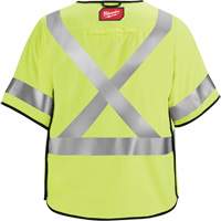Gilet de s&eacute;curit&eacute; &agrave; maille d&eacute;tachable, Noir/Jaune lime haute visibilit&eacute;, Moyen/Petit NRZ Safety Inc.