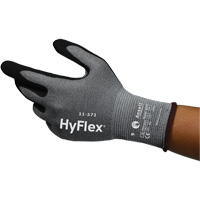 HyFlex&reg; 11-571 Cut-Resistant Gloves, Size 5, 15 Gauge, Nitrile Coated, Nylon/HPPE/Spandex Shell, ASTM ANSI Level A4/EN 388 Level D NRZ Safety Inc.