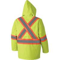 5609 Combinaison de pluie imperm&eacute;able 210D, Polyester/PVC, T-petit, Jaune lime haute visibilit&eacute; NRZ Safety Inc.