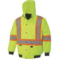 5023 Veste aviateur imperm&eacute;able 7 en 1, Polyester, Jaune lime haute visibilit&eacute;, Petit NRZ Safety Inc.