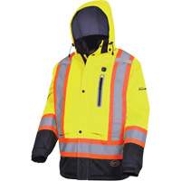 5408 Veste imperm&eacute;able &agrave; isolation thermique, Hommes, Petit, Jaune lime haute visibilit&eacute; NRZ Safety Inc.