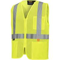 6944 Veste de s&eacute;curit&eacute; ignifuge, Jaune lime haute visibilit&eacute;, Petit, Polyester NRZ Safety Inc.