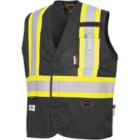 7729 Veste r&eacute;sistante aux arcs &eacute;lectriques FR-Tech, Petit, Noir, 10 cal/cm² NRZ Safety Inc.