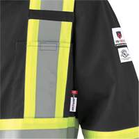 7702BKT Combinaison FR-Tech contre les arcs, Taille 40 (grand taille), Noir, 10 cal/cm² NRZ Safety Inc.