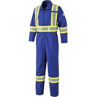 7706 Combinaison ignifuge FR-Tech avec fermetures &agrave; glissi&egrave;re aux jambes, Taille 36, Bleu royal, 9,7 cal/cm² NRZ Safety Inc.