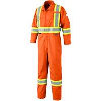 7705T Combinaison ignifuge FR-Tech avec fermetures &agrave; glissi&egrave;re aux jambes, Taille 40 (grand taille), Orange haute visibilit&eacute;, 9,7 cal/cm² NRZ Safety Inc.