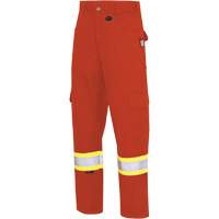 7765 Pantalon cargo de s&eacute;curit&eacute; haute visibilit&eacute; r&eacute;sistant aux arcs &eacute;lectriques FR-Tech 88/12, 30, x 32, Orange haute visibilit&eacute;, 10 cal/cm² NRZ Safety Inc.