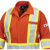 7702W Combinaison FR-Tech ignifuge/contre les arcs pour femme, Taille T-petit, Orange haute visibilit&eacute;, 10 cal/cm² NRZ Safety Inc.