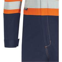 7702BB Combinaison de s&eacute;curit&eacute; FR-Tech 2 tons, Taille 36, Bleu marin/Orange, 10 cal/cm² NRZ Safety Inc.