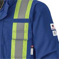 5523 Manteau de s&eacute;curit&eacute; ignifuge, Petit, Bleu royal, 58 cal/cm² NRZ Safety Inc.