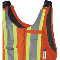 5534A Flame-Resistant Quilted Safety Overalls, Small, Orange NRZ Safety Inc.