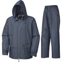883 Rain Suit, Polyester/PVC, Small, Navy Blue NRZ Safety Inc.