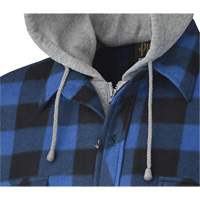 415SS Quilted Hooded Shirt, Men's, Small, Multi-Colour NRZ Safety Inc.