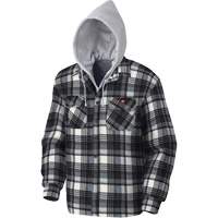 415BG Quilted Hooded Shirt, Men's, X-Small, Multi-Colour NRZ Safety Inc.