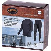 D2200A Premium Quick-Dry & Moisture-Wicking Underwear Set, Men's, X-Small, Black NRZ Safety Inc.