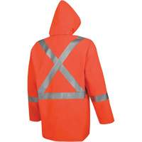 576J Veste de pluie ignifuge haute visibilit&eacute;, Petit, Orange haute visibilit&eacute; NRZ Safety Inc.