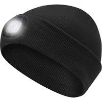 5678 Knit Toque with LED Headlight, Fleece Lining, One Size, Black NRZ Safety Inc.