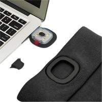 5678 Knit Toque with LED Headlight, Fleece Lining, One Size, Black NRZ Safety Inc.