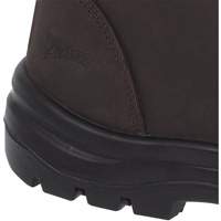 1028 Bottes de travail 8" marron, Cuir, Embout Acier, Taille 10 NRZ Safety Inc.