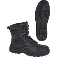 1050 Bottes de s&eacute;curit&eacute; composites noires, Cuir, Taille 14, Imperm&eacute;able NRZ Safety Inc.