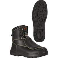 1060 Bottes de s&eacute;curit&eacute; avec protection m&eacute;tatarsienne, Cuir, Taille 10 NRZ Safety Inc.