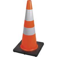 183 Premium Flexible Safety Cone, 28", Orange, 4" & 6" Reflective Collar(s) NRZ Safety Inc.