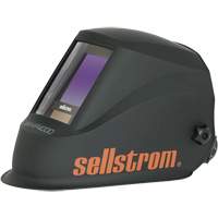 WHP4000 Casque de soudage ADF de la s&eacute;rie Premium avec technologie de lentilles bleues extra larges, 3,94" lo x 3,28" la Champ de vision, Noir/Orange NRZ Safety Inc.