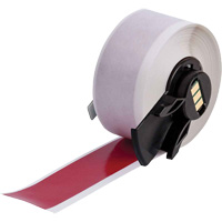 Multi-Purpose Label Tape, Vinyl, Red, 1" Width NRZ Safety Inc.