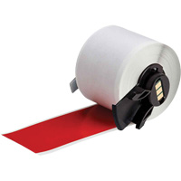 Multi-Purpose Label Tape, Vinyl, Red, 1.9" Width NRZ Safety Inc.