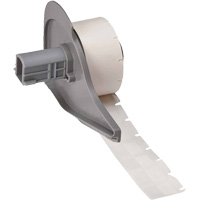 Self-Laminating Wrap-Around Wire & Cable Labels, Vinyl, 0.5" L x 0.75" H, White NRZ Safety Inc.