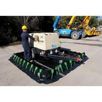 Ultra-Containment Berm&reg;, 179 US gal. Capacity, 4' W x 6' L x 12" H, Stake Wall NRZ Safety Inc.