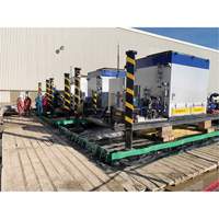 Ultimate Copolymer 2000 Ultra-Containment Berm&reg;, 179 US gal. Capacity, 4' W x 6' L x 12" H, Hinge Bracket NRZ Safety Inc.