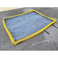 Small Ultra-Filter Pad, 0.8 US gal. Capacity, 2.5' W x 2' L x 3" H, Foam Wall NRZ Safety Inc.