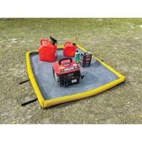 Small Ultra-Filter Pad, 0.8 US gal. Capacity, 2.5' W x 2' L x 3" H, Foam Wall NRZ Safety Inc.