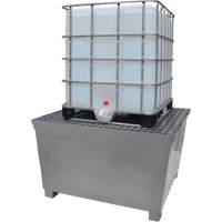 Steel Ultra-IBC Spill Pallet&reg;, 370 US gal. Spill Capacity, 57.6" x 34.7" x 56.9" NRZ Safety Inc.
