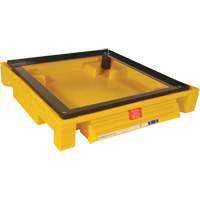 Single Drum Ultra-Safety Cabinet Bladder System&reg;, 37.8" L x 37.8" W x 6.3" H, 1500 lbs. Load Capacity NRZ Safety Inc.